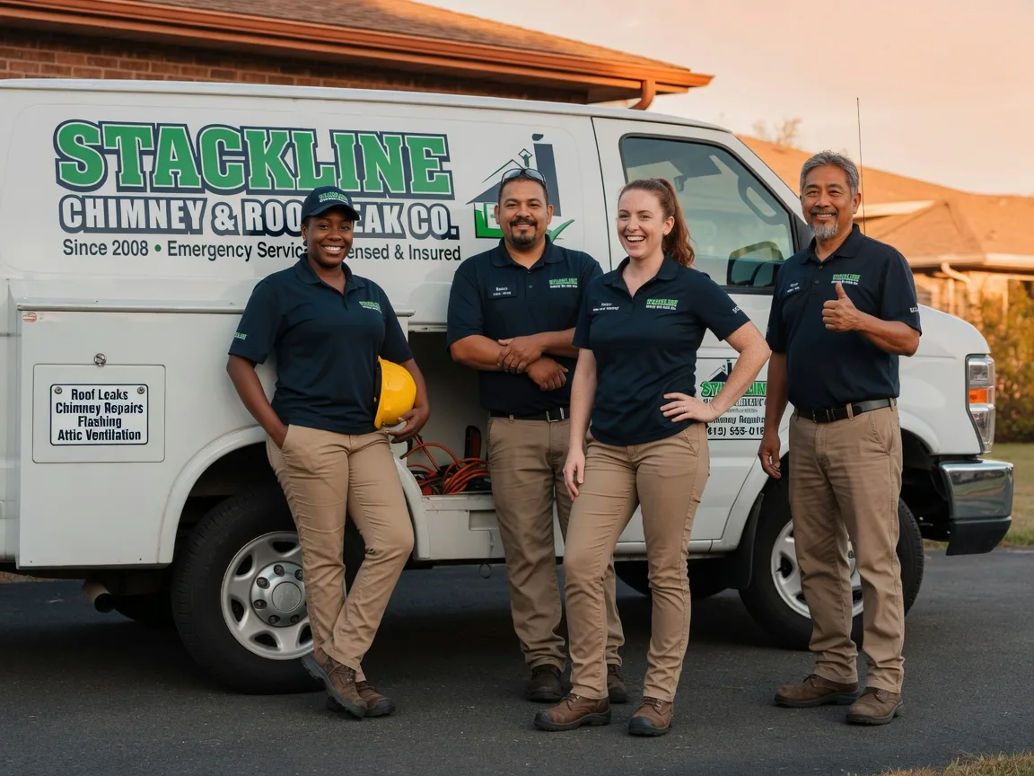 Chimney flashing repair company in Champlain, VA